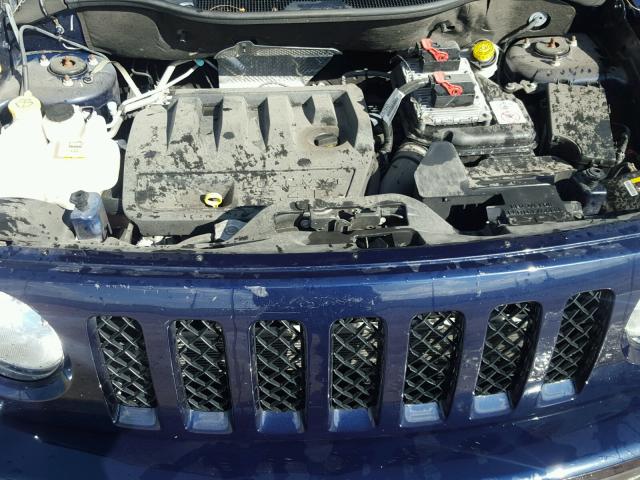 1C4NJRBB5GD741480 - 2016 JEEP PATRIOT SP BLUE photo 7