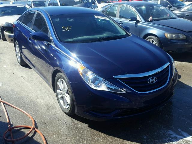 5NPEB4AC7BH071198 - 2011 HYUNDAI SONATA GLS BLUE photo 1