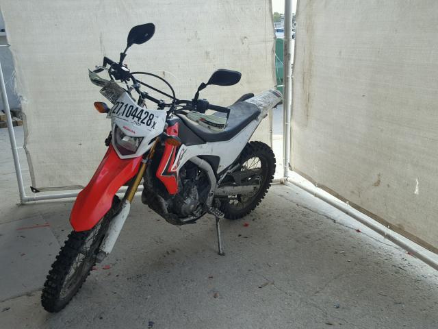 MLHMD3810E5105004 - 2014 HONDA CRF250 L RED photo 2