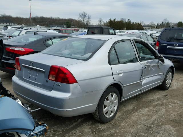 2HGES25792H562982 - 2002 HONDA CIVIC EX SILVER photo 4