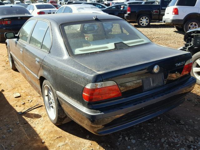 WBAGG83411DN87775 - 2001 BMW 740 I AUTO BLACK photo 3