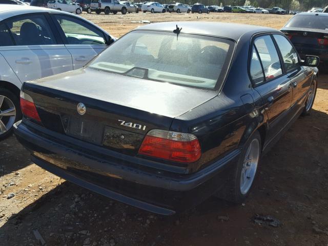 WBAGG83411DN87775 - 2001 BMW 740 I AUTO BLACK photo 4