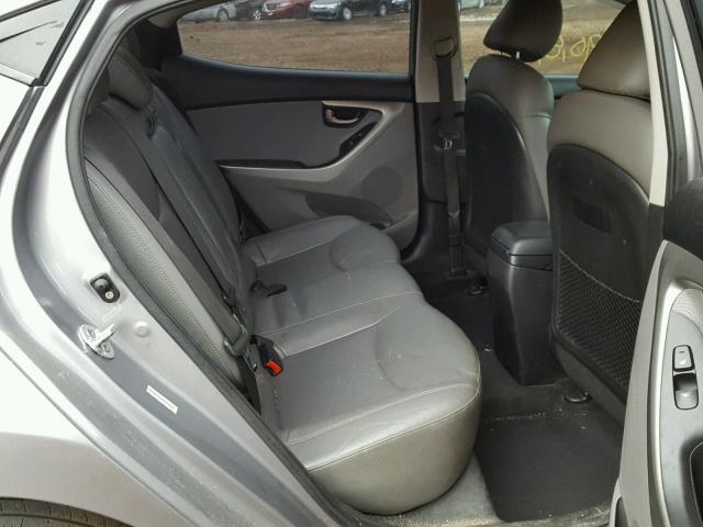 KMHDH4AE5BU161558 - 2011 HYUNDAI ELANTRA GL SILVER photo 6