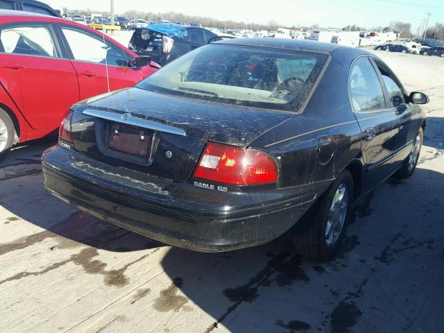 1MEFM50243A619792 - 2003 MERCURY SABLE GS BLACK photo 4