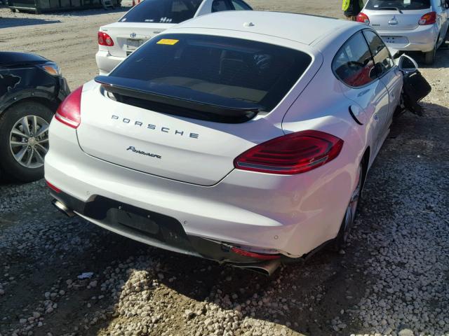 WP0AA2A79EL013490 - 2014 PORSCHE PANAMERA 2 WHITE photo 4