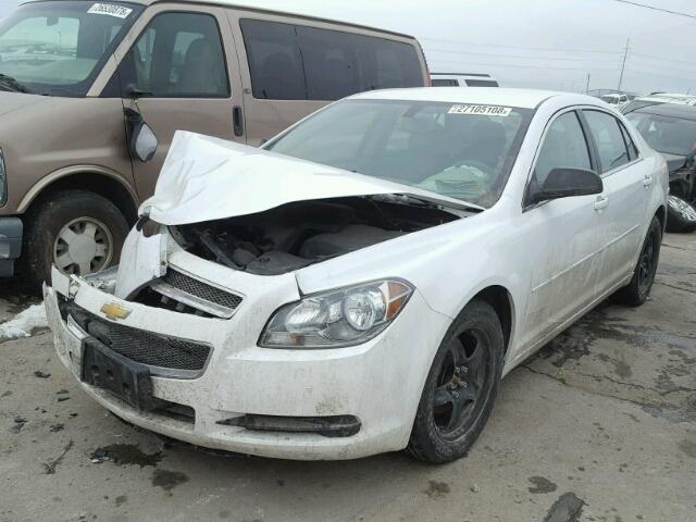 1G1ZA5E06CF386265 - 2012 CHEVROLET MALIBU LS WHITE photo 2