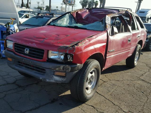 4S6CK58VXV4410537 - 1997 HONDA PASSPORT E Կարմիր լուսանկար 2