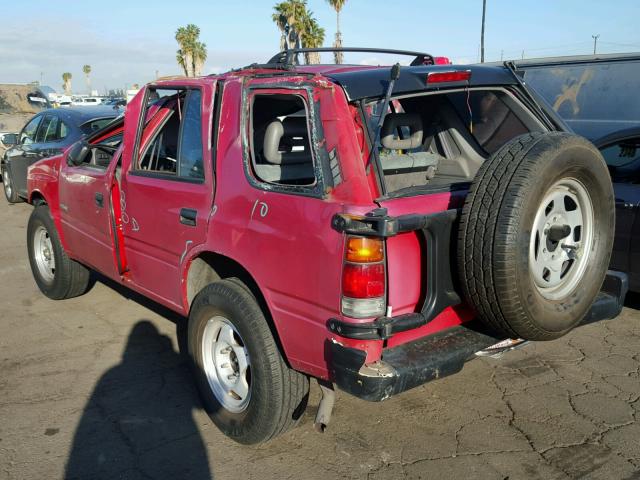 4S6CK58VXV4410537 - 1997 HONDA PASSPORT E RED photo 3