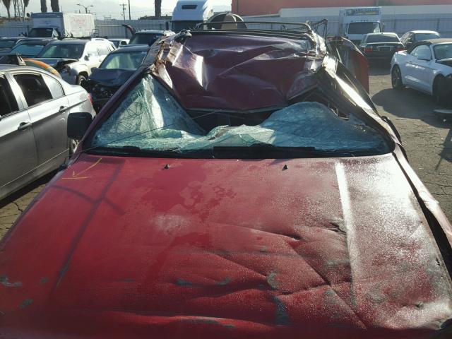 4S6CK58VXV4410537 - 1997 HONDA PASSPORT E Կարմիր լուսանկար 9