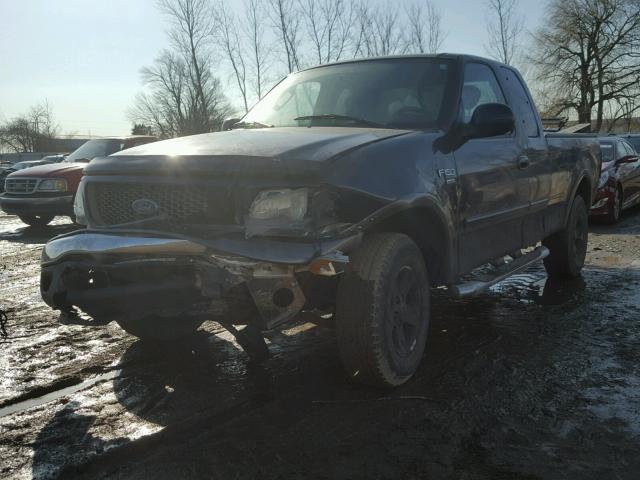 1FTRX18L53NB84124 - 2003 FORD F150 BLUE photo 2