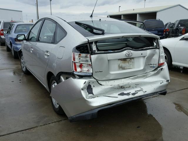 JTDKB20U853018334 - 2005 TOYOTA PRIUS SILVER photo 3