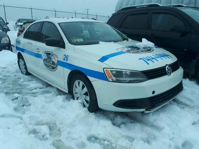 3VW2K7AJ3BM090325 - 2011 VOLKSWAGEN JETTA BASE 白色 照片 1