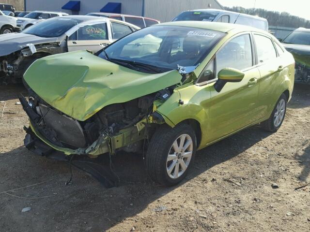 3FADP4BJ9BM151239 - 2011 FORD FIESTA SE GREEN photo 2