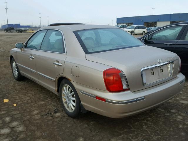 KMHFU45E05A425130 - 2005 HYUNDAI XG 350 BEIGE photo 3