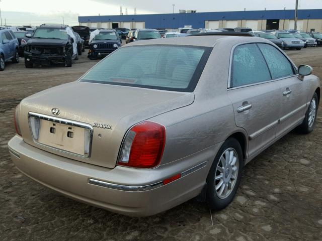 KMHFU45E05A425130 - 2005 HYUNDAI XG 350 BEIGE photo 4