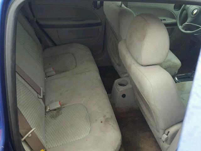 3GNDA13D96S583664 - 2006 CHEVROLET HHR LS BLUE photo 10