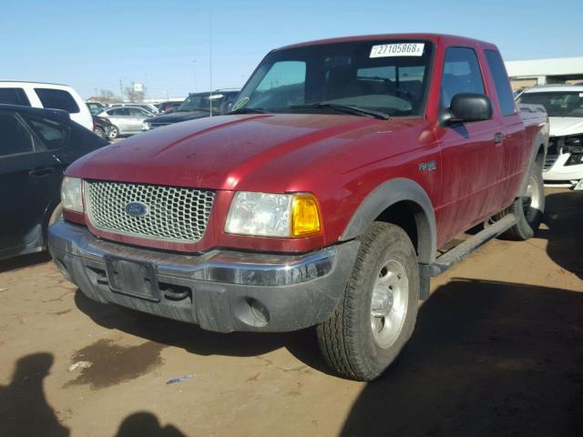 1FTZR15E01PA52051 - 2001 FORD RANGER SUP BURGUNDY photo 2