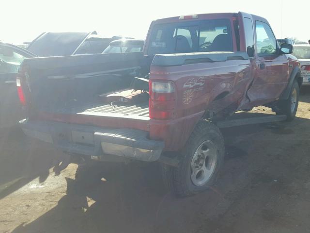 1FTZR15E01PA52051 - 2001 FORD RANGER SUP BURGUNDY photo 4