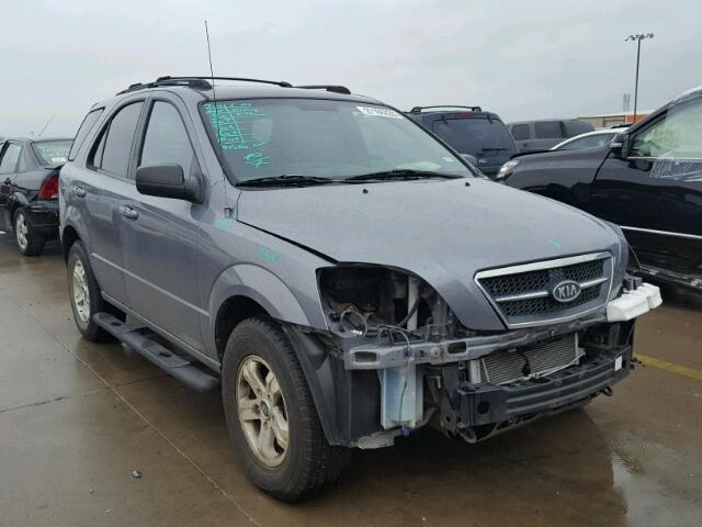 KNDJD733755484296 - 2005 KIA SORENTO EX GRAY photo 1