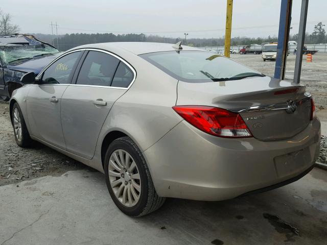 W04GN5EC2B1141790 - 2011 BUICK REGAL CXL TAN photo 3