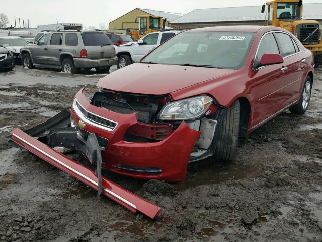 1G1ZC5E07CF228821 - 2012 CHEVROLET MALIBU 1LT RED photo 2