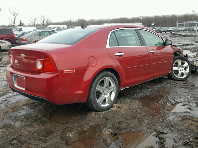 1G1ZC5E07CF228821 - 2012 CHEVROLET MALIBU 1LT RED photo 4