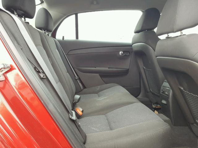 1G1ZC5E07CF228821 - 2012 CHEVROLET MALIBU 1LT RED photo 6