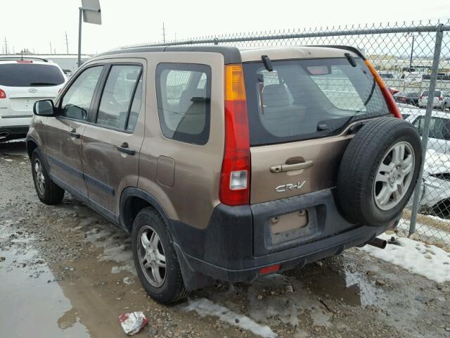 JHLRD68453C017548 - 2003 HONDA CR-V LX BROWN photo 3