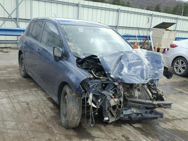 3N1BC13E98L376470 - 2008 NISSAN VERSA S BLUE photo 1