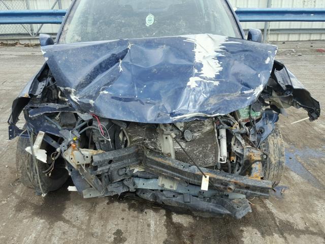 3N1BC13E98L376470 - 2008 NISSAN VERSA S BLUE photo 7