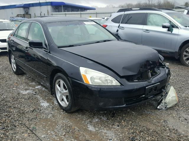 1HGCM56845A087044 - 2005 HONDA ACCORD EX BLACK photo 1