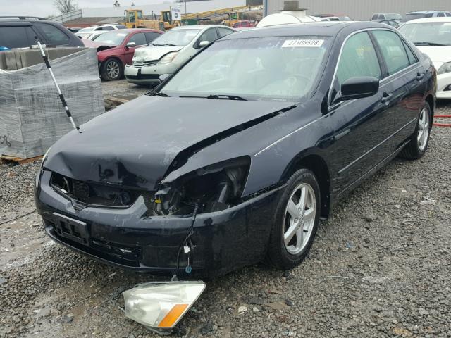 1HGCM56845A087044 - 2005 HONDA ACCORD EX BLACK photo 2