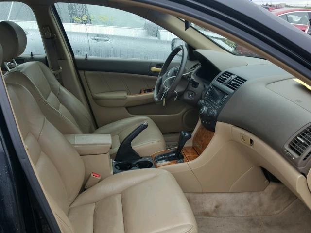 1HGCM56845A087044 - 2005 HONDA ACCORD EX BLACK photo 5