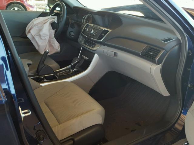 1HGCR2F31FA215813 - 2015 HONDA ACCORD LX BLUE photo 5