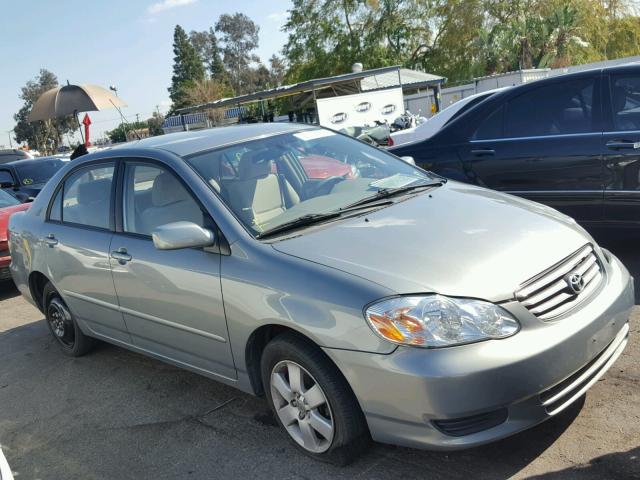 1NXBR32E53Z026577 - 2003 TOYOTA COROLLA CE GRAY photo 1