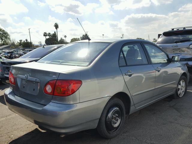 1NXBR32E53Z026577 - 2003 TOYOTA COROLLA CE GRAY photo 4