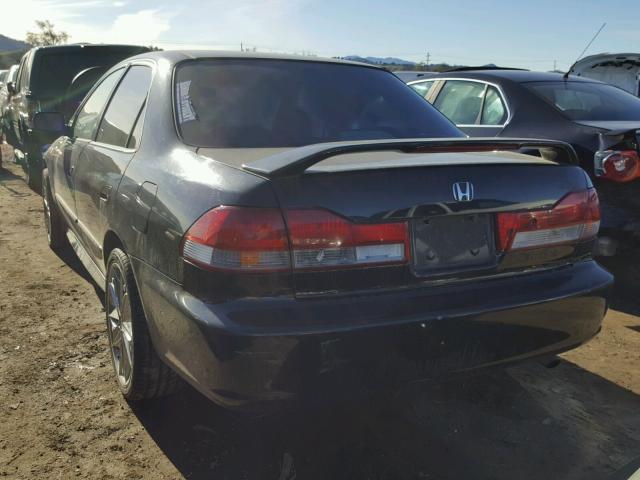 1HGCG66842A066915 - 2002 HONDA ACCORD EX BLACK photo 3