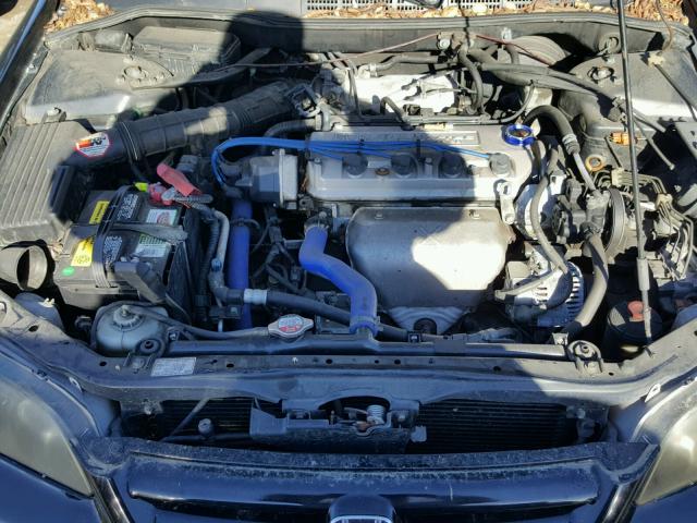 1HGCG66842A066915 - 2002 HONDA ACCORD EX BLACK photo 7