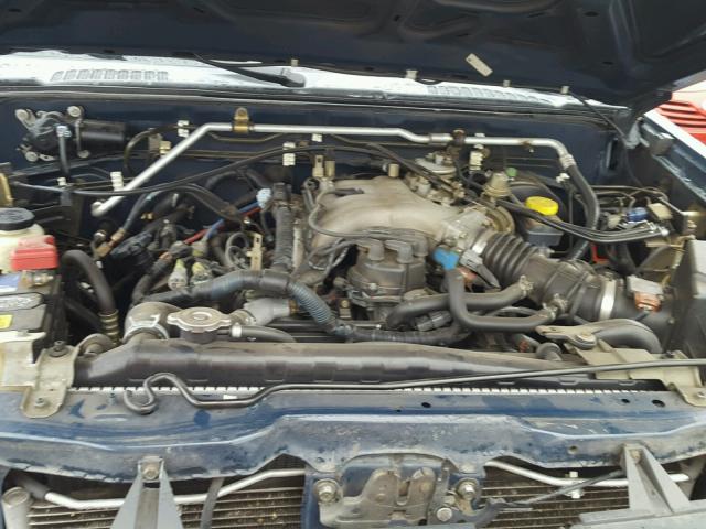 5N1ED28T63C627904 - 2003 NISSAN XTERRA XE BLUE photo 7