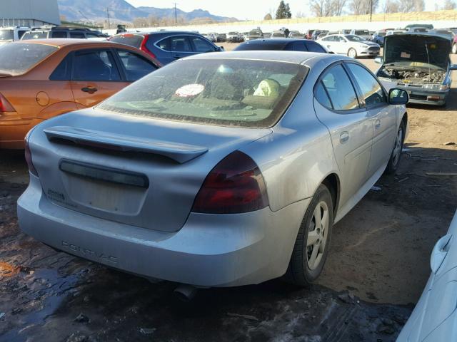 2G2WP552X61313636 - 2006 PONTIAC GRAND PRIX SILVER photo 4