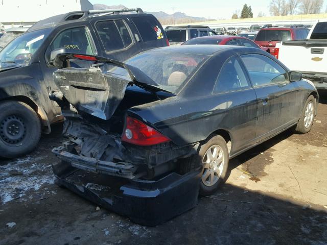 1HGEM21605L073935 - 2005 HONDA CIVIC LX BLACK photo 4