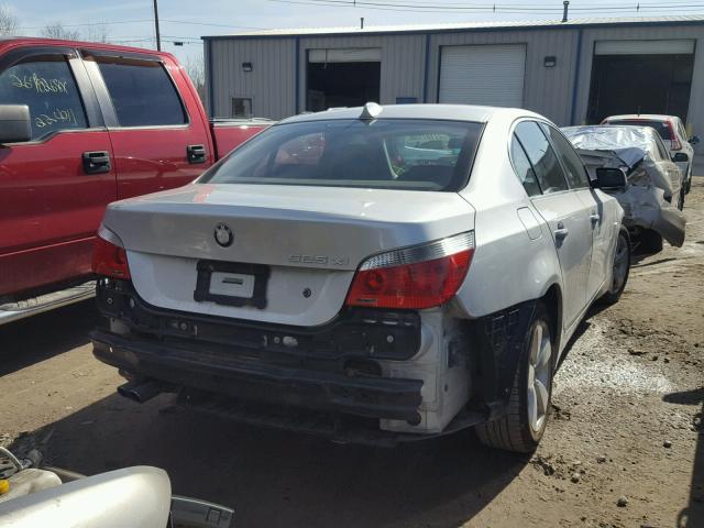 WBANF33506CB86353 - 2006 BMW 525 XI Արծաթագույն լուսանկար 4