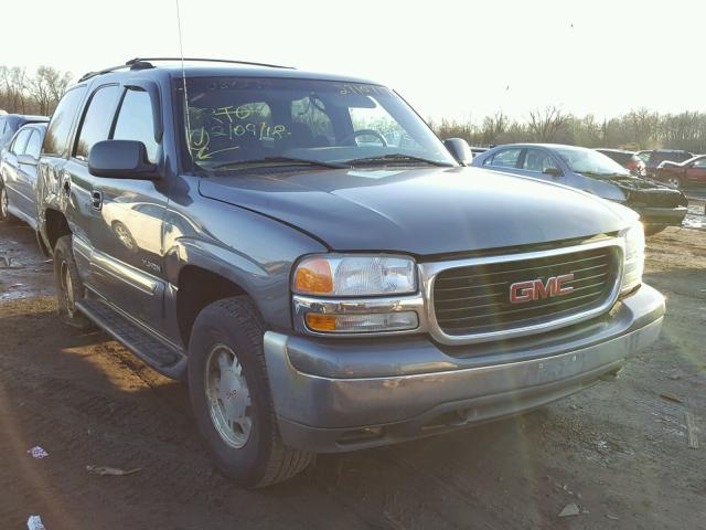 1GKEK13T91R195819 - 2001 GMC YUKON GRAY photo 1