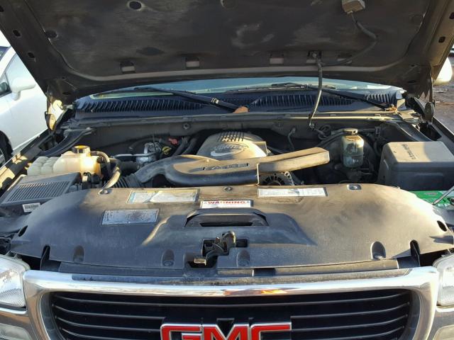 1GKEK13T91R195819 - 2001 GMC YUKON GRAY photo 7