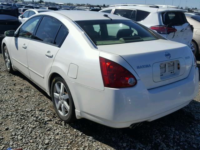 1N4BA41E95C869179 - 2005 NISSAN MAXIMA SE WHITE photo 3