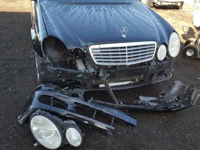 WDBUF70J94A452254 - 2004 MERCEDES-BENZ E 500 BLACK photo 7