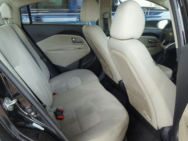 KNADM4A3XD6209414 - 2013 KIA RIO LX Սև լուսանկար 6