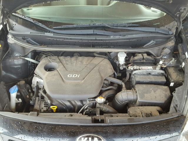 KNADM4A3XD6209414 - 2013 KIA RIO LX Սև լուսանկար 7