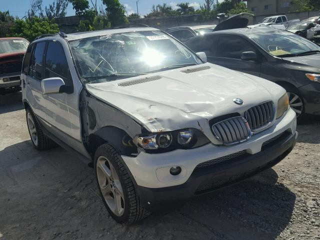 5UXFB53534LV07325 - 2004 BMW X5 4.4I WHITE photo 1