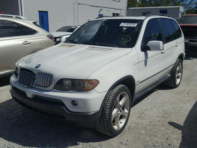 5UXFB53534LV07325 - 2004 BMW X5 4.4I WHITE photo 2